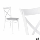 Chair Ibergarden PC-175 White Grey 4 Units
