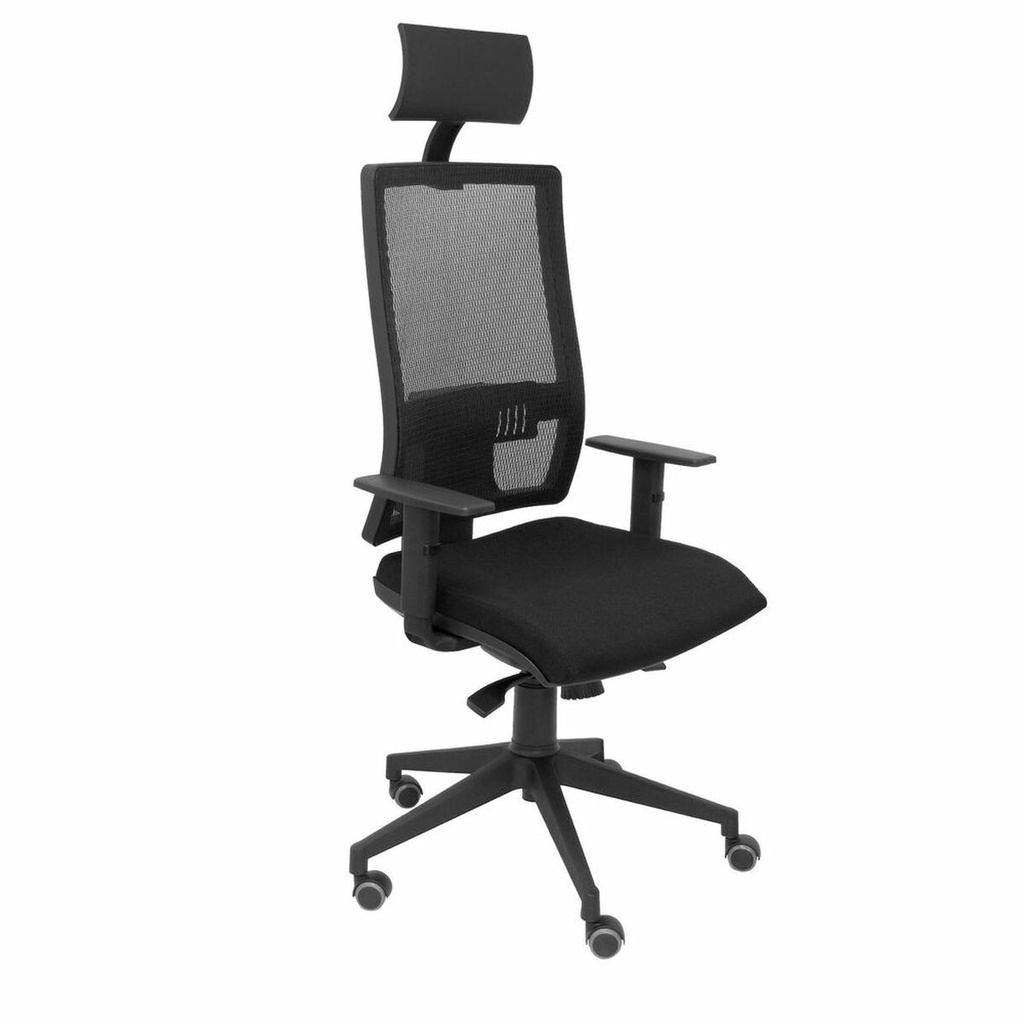 Office Chair with Headrest Horna bali Piqueras y Crespo BALI840 Black