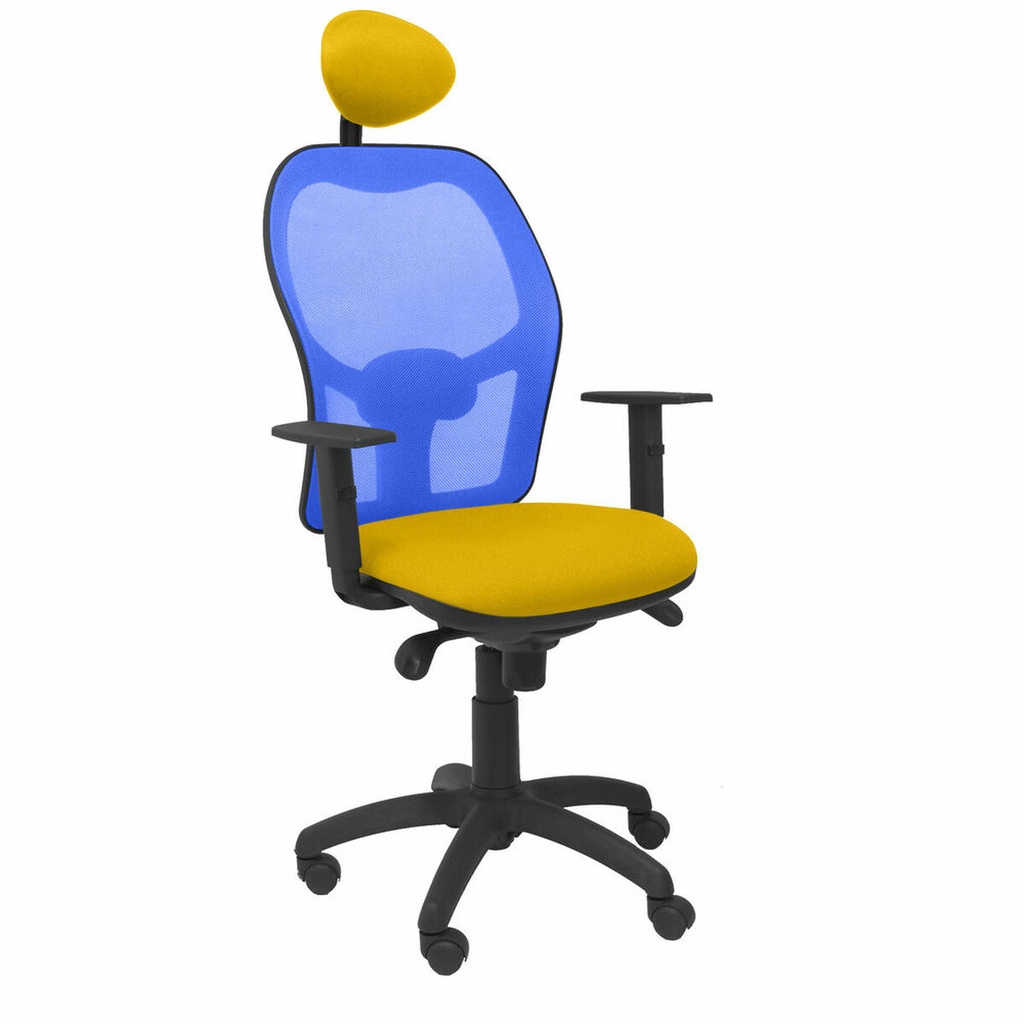 Office Chair with Headrest Jorquera  Piqueras y Crespo ALI100C Yellow
