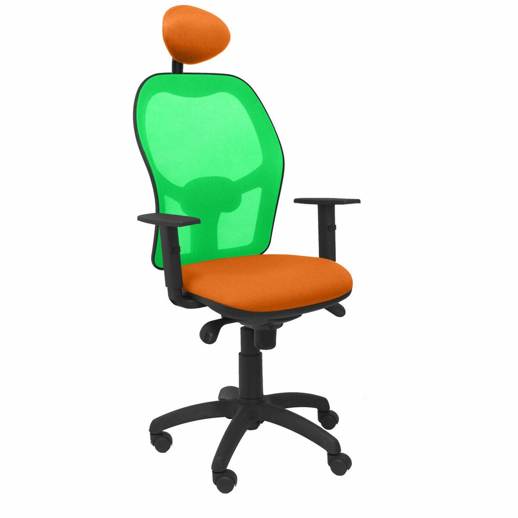 Office Chair with Headrest Jorquera Piqueras y Crespo ALI308C Orange