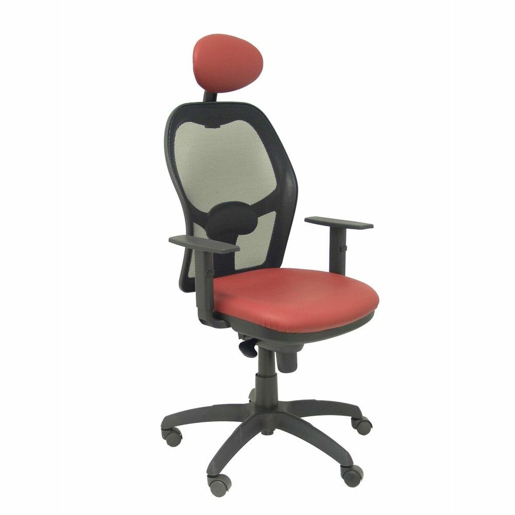 Office Chair with Headrest Jorquera malla Piqueras y Crespo NSPGRAC Maroon