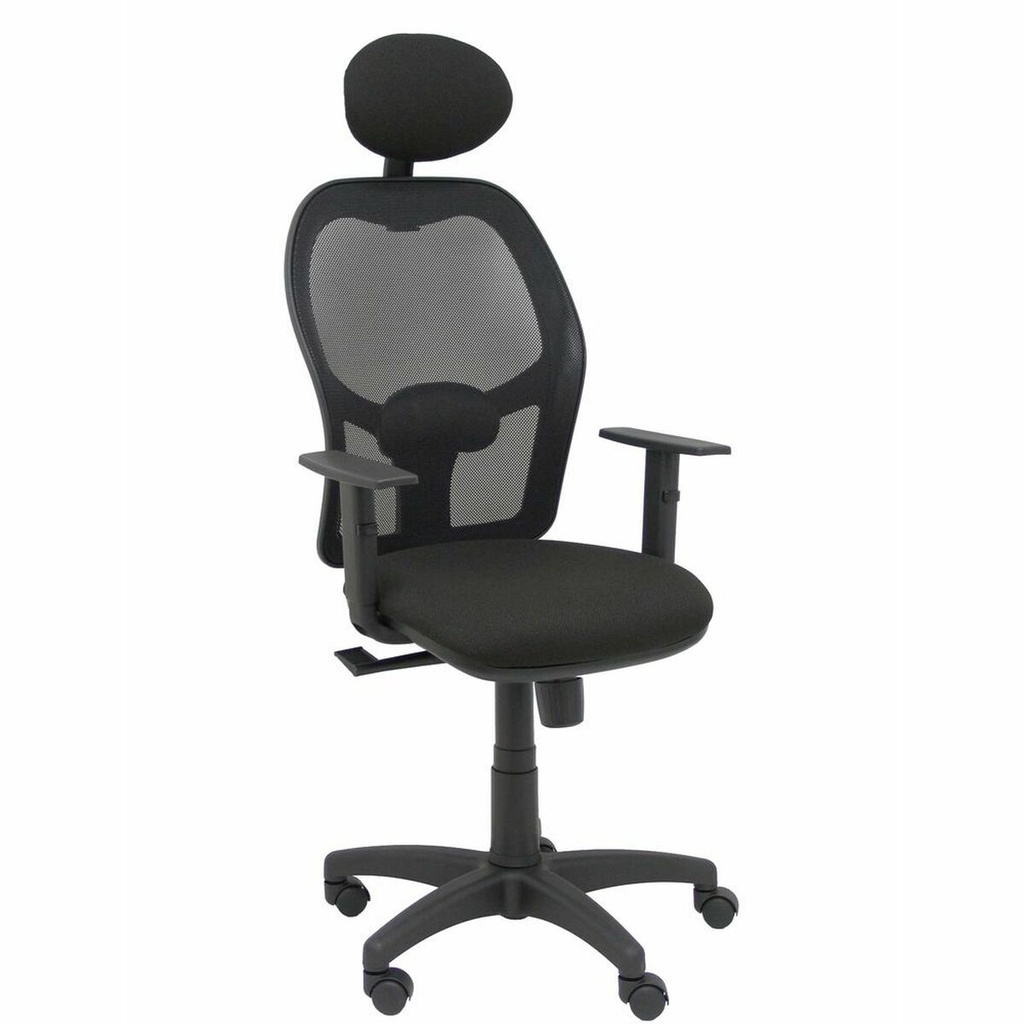 Office Chair with Headrest Alocén Piqueras y Crespo B10CRNC Black