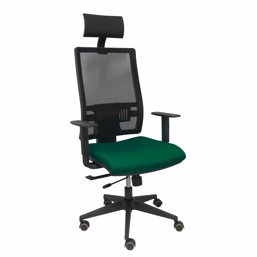 Silla de Oficina con Cabecero Piqueras y Crespo B10CRPC Verde oscuro Oscuro