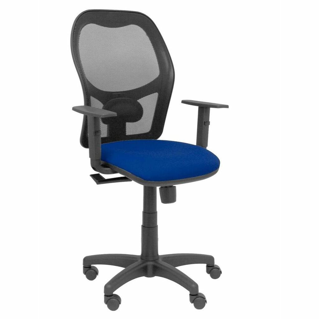 Silla de Oficina Piqueras y Crespo 0B10CRN Azul marino Con reposabrazos
