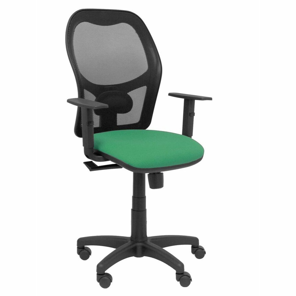 Silla de Oficina Piqueras y Crespo 6B10CRN Verde Esmeralda Verde Claro Con reposabrazos