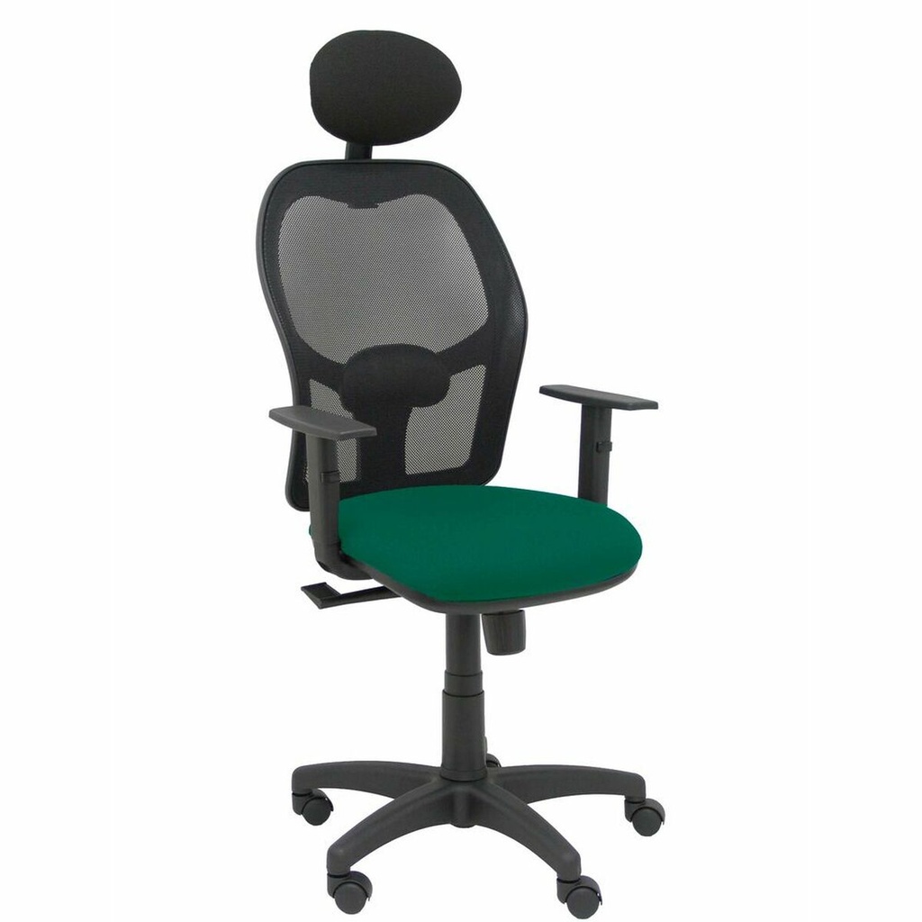 Office Chair with Headrest Piqueras y Crespo B10CRNC Dark green