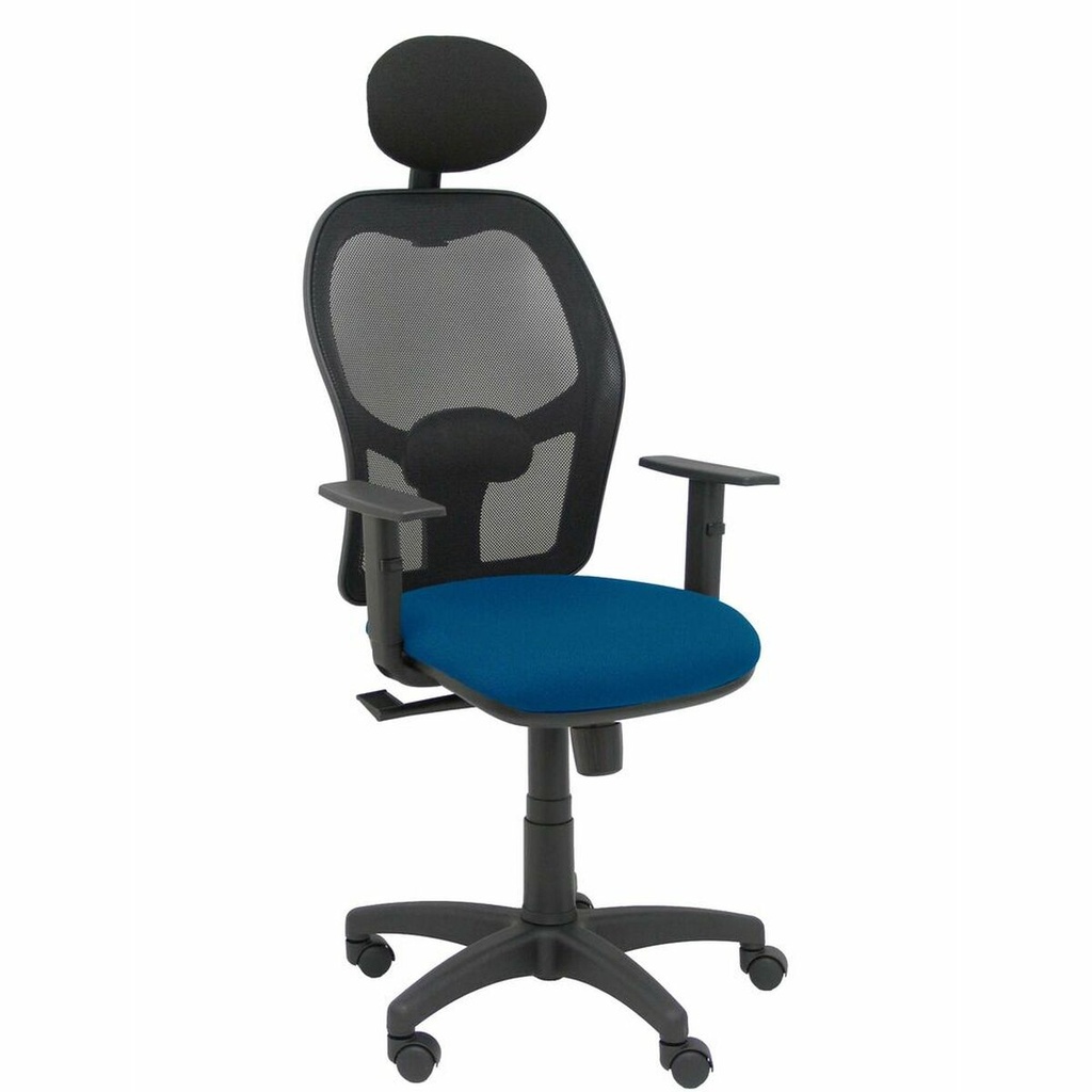 Silla de Oficina con Cabecero Piqueras y Crespo B10CRNC Azul marino