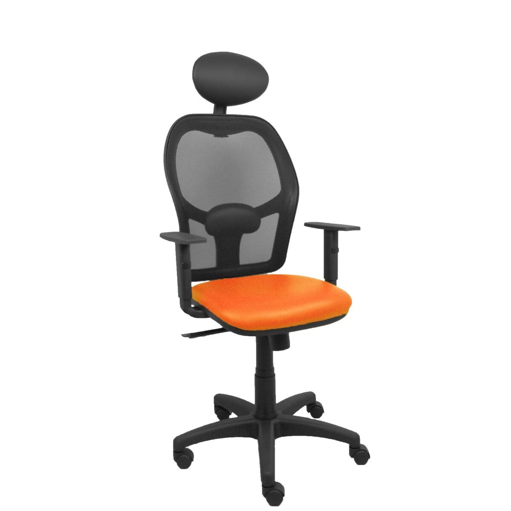 Office Chair with Headrest Piqueras y Crespo B10CRNC Orange