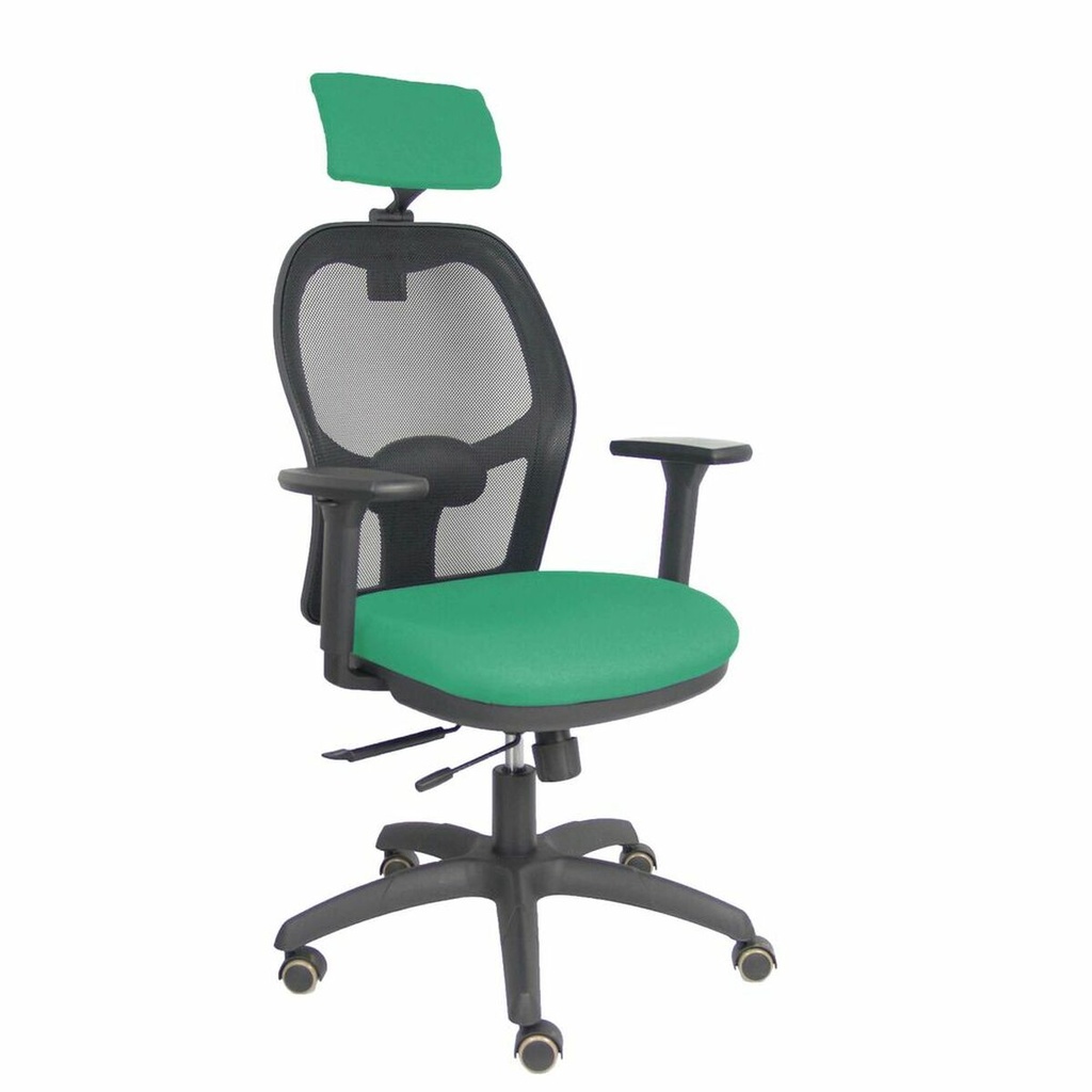 Silla de Oficina con Cabecero Piqueras y Crespo B3DRPCR Verde Esmeralda
