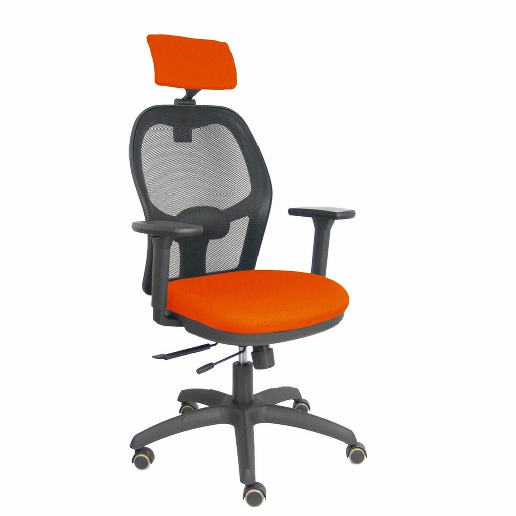 Silla de Oficina con Cabecero Piqueras y Crespo B3DRPCR Naranja Oscuro