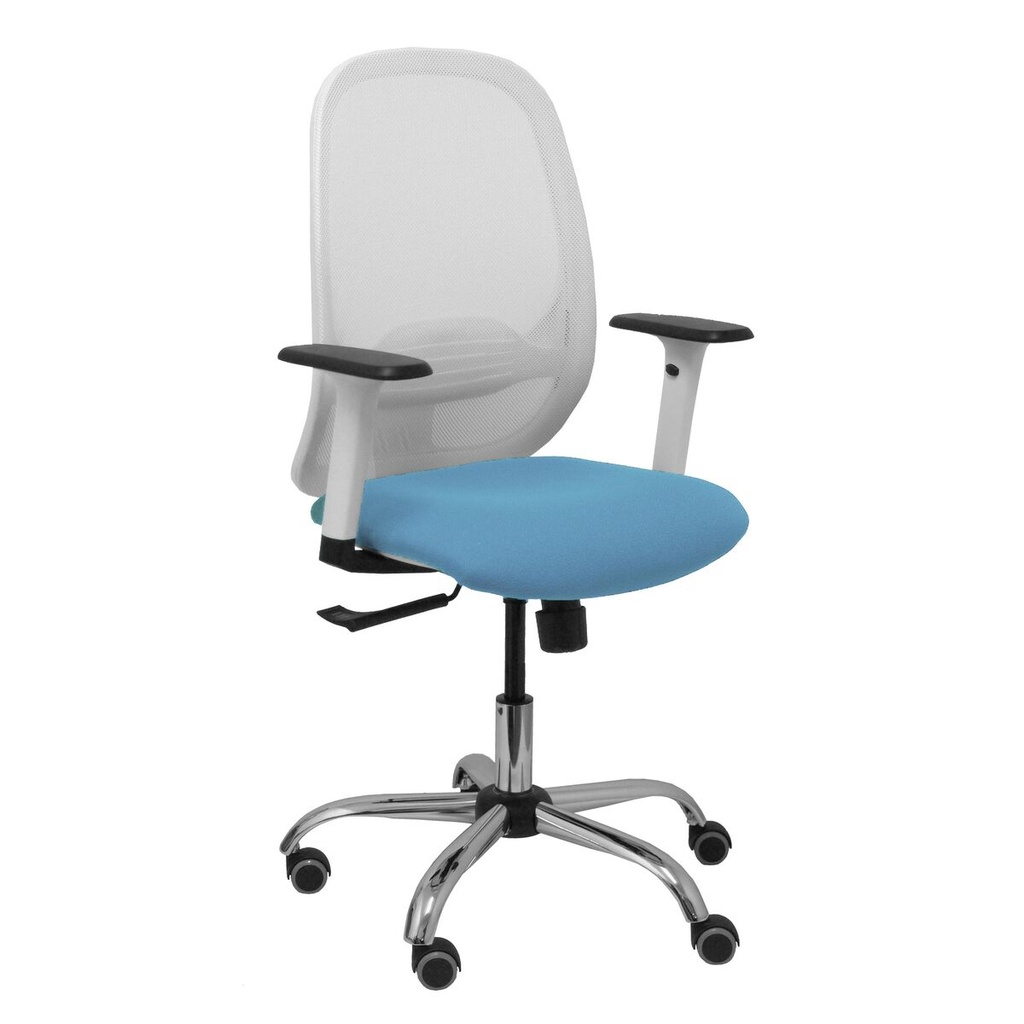 Office Chair Piqueras y Crespo 354CRRP Blue White Sky blue