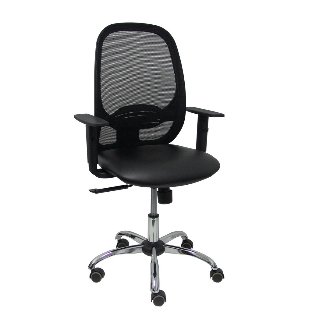 Silla de Oficina Piqueras y Crespo 10CCRRN Negro Con reposabrazos