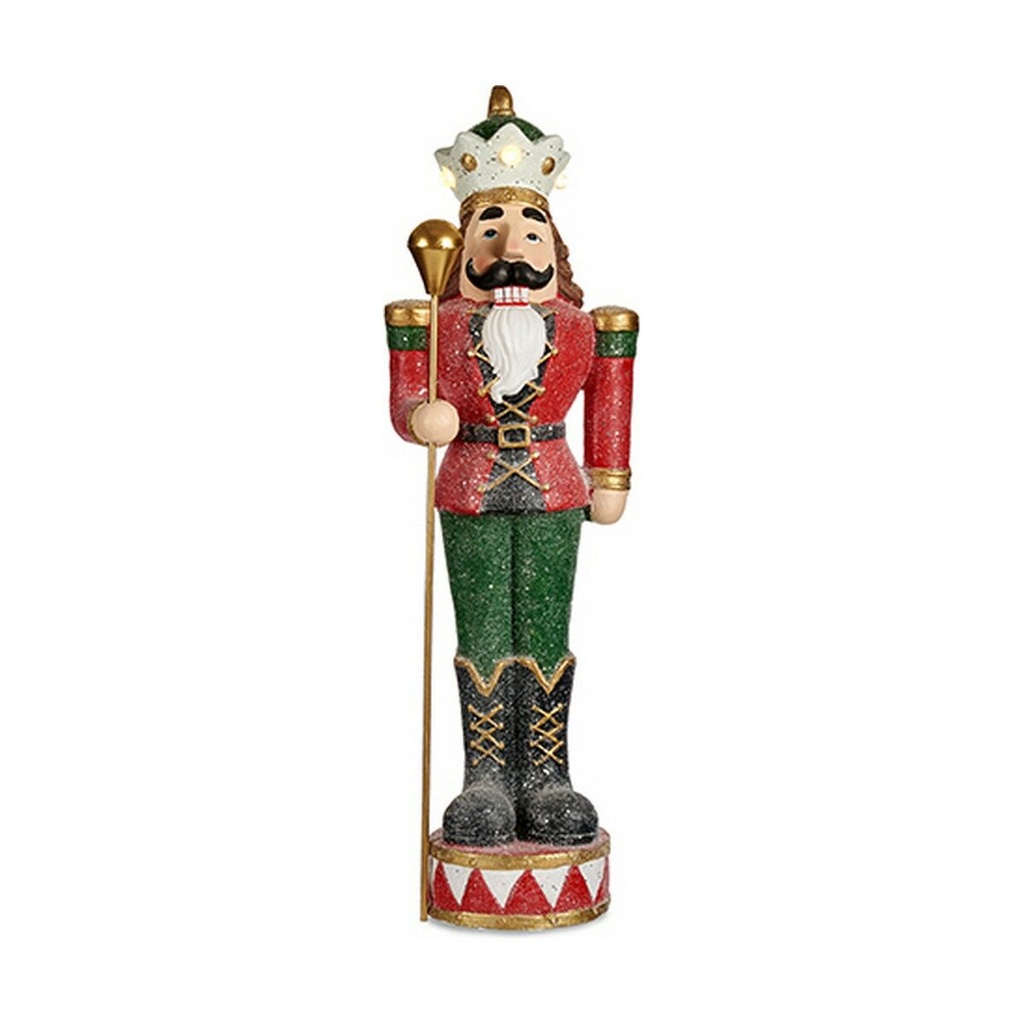 Nutcracker Krist+ TG19651A Red Polyresin 20 x 86 x 28 cm Nutcracker LED Light