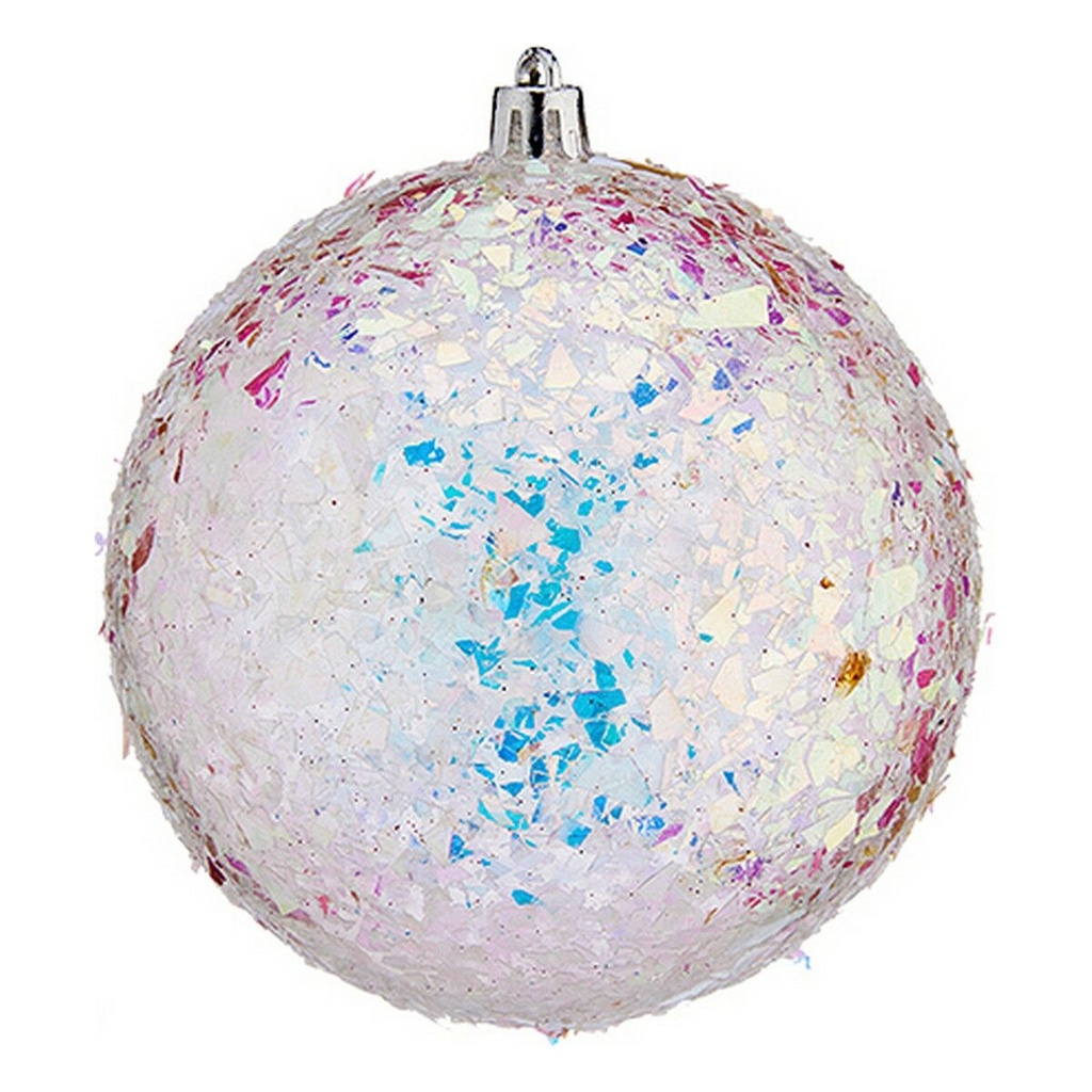 Christmas Baubles Krist+ 00989-7 Silver Ø 10 cm 6 Units