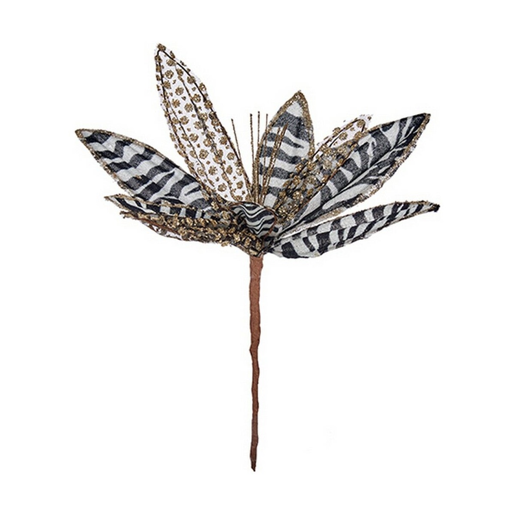 Christmas bauble Krist+ White Black 25 x 27 x 25 cm Christmas