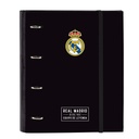 Carpeta de anillas Real Madrid C.F. Corporativa Negro (27 x 32 x 3.5 cm)