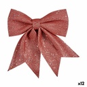 Christmas bauble Krist+ K19121444-7 Pink polystyrene Plastic Lasso 20,5 x 3 x 25,5 cm (12 Units)