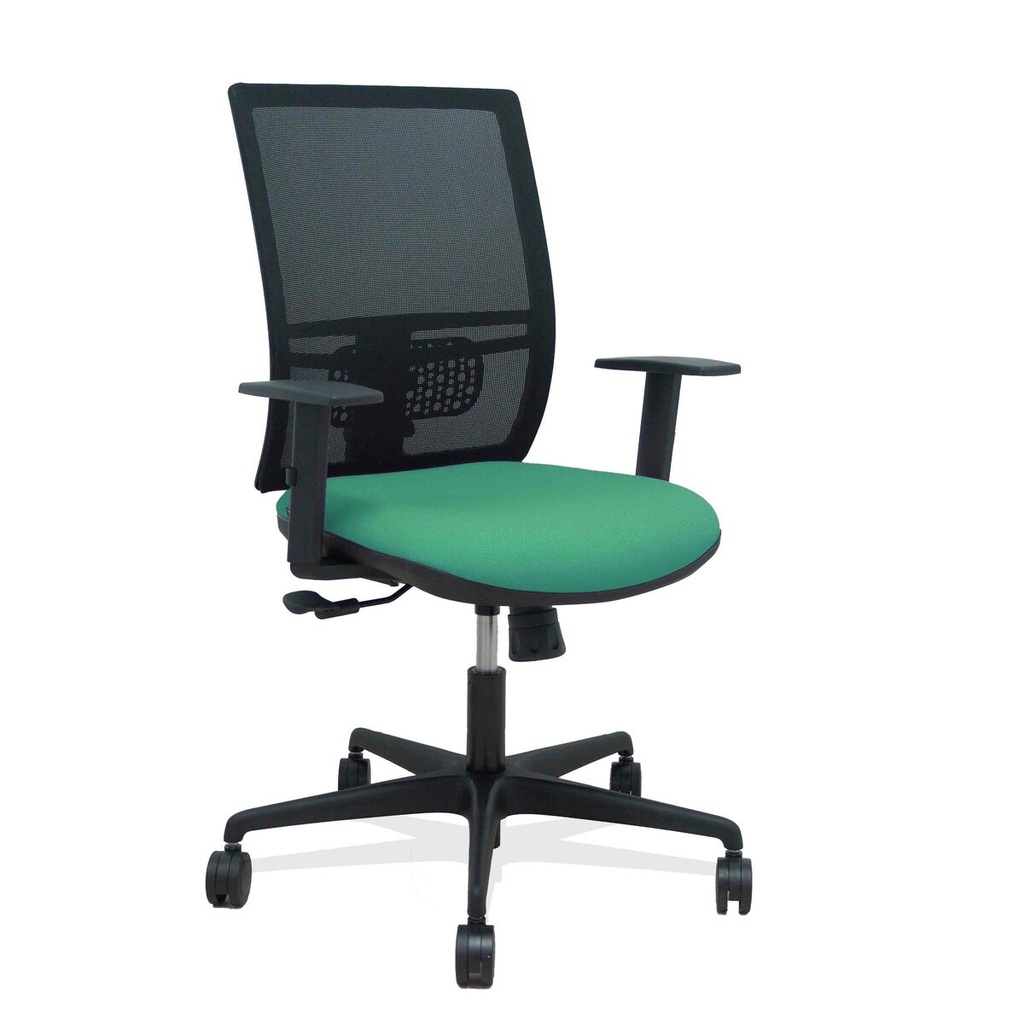 Silla de Oficina Yunquera Piqueras y Crespo 0B68R65 Verde Esmeralda