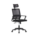 Silla de Oficina EDM 75189 Negro Ergonómico