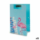 Carpeta Pincello AR1810158 A4 Pinza Flamenco rosa (12 Unidades)