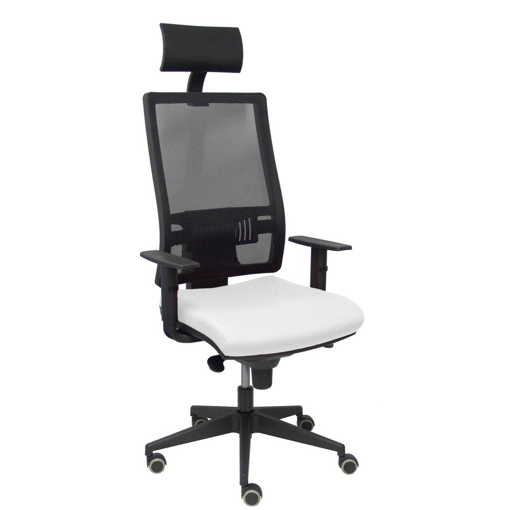 Office Chair with Headrest Horna Piqueras y Crespo SBALI10 White