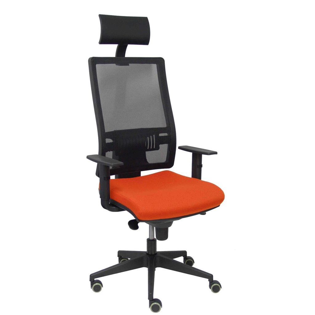 Office Chair with Headrest Horna Piqueras y Crespo BALI305 Dark Orange