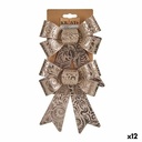 Lazos Krist+ HJ1-12010 Bronce 15 x 4 x 16 cm 15 x 28 x 4 cm Adorno Navideño (12 Unidades)