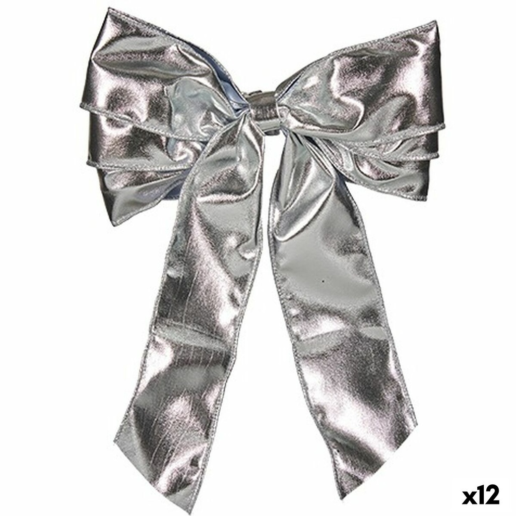 Loops Krist+ HJ112096 Silver 30 x 4 x 20 cm 21 x 45 x 4 cm Christmas bauble (12 Units)