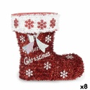 Christmas Stocking Krist+ 19CD068 polypropylene PET Boot Tinsel