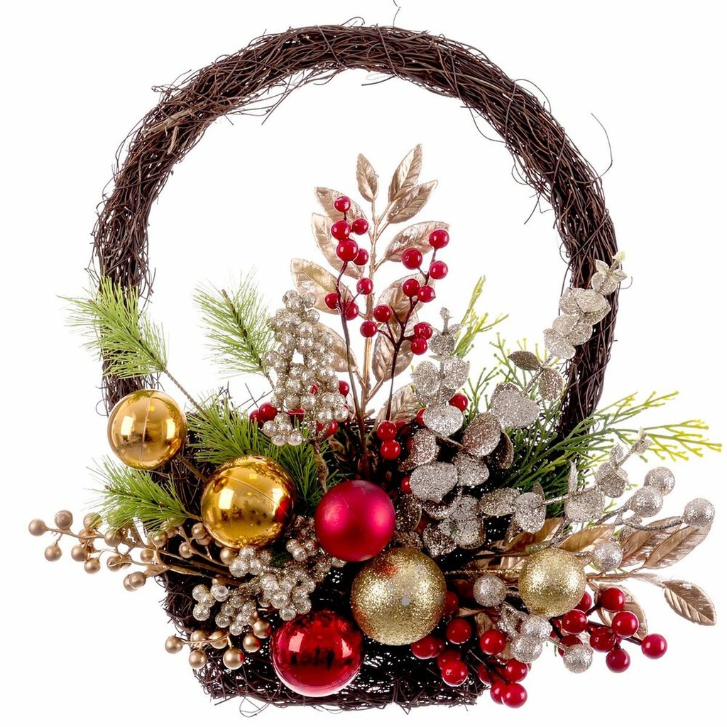 Christmas bauble Multicolour Basket 40 cm 30 x 10 x 40 cm