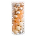 Christmas Baubles Golden 6 x 6 x 6 cm (40 Units)