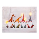 Lighting decoration Multicolour Christmas 40 x 30 x 1,8 cm 40 x 30 x 18 cm
