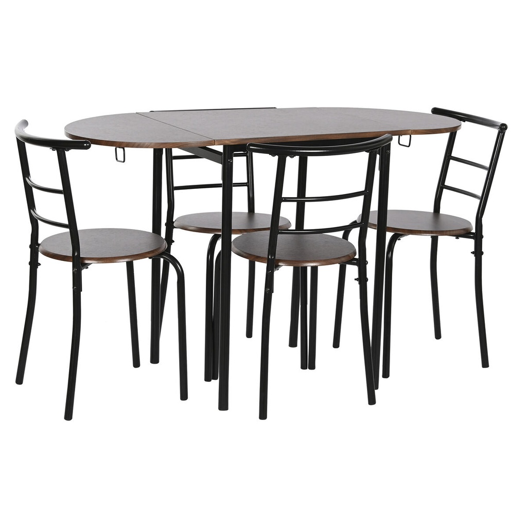 Conjunto de Mesa con 4 Sillas DKD Home Decor 121 x 55 x 78 cm