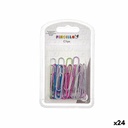 Clips Pincello 386 Multicolour Metal Large (24 Units)