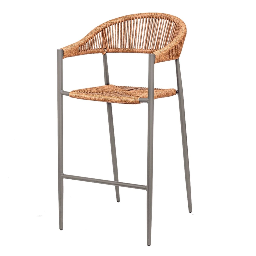 Stool Neska White Synthetic Aluminium 56 x 56,5 x 112 cm