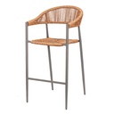 Taburete Neska Blanco Sintético Aluminio 56 x 56,5 x 112 cm