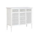 Aparador Home ESPRIT Blanco Metal 101 x 42 x 85 cm