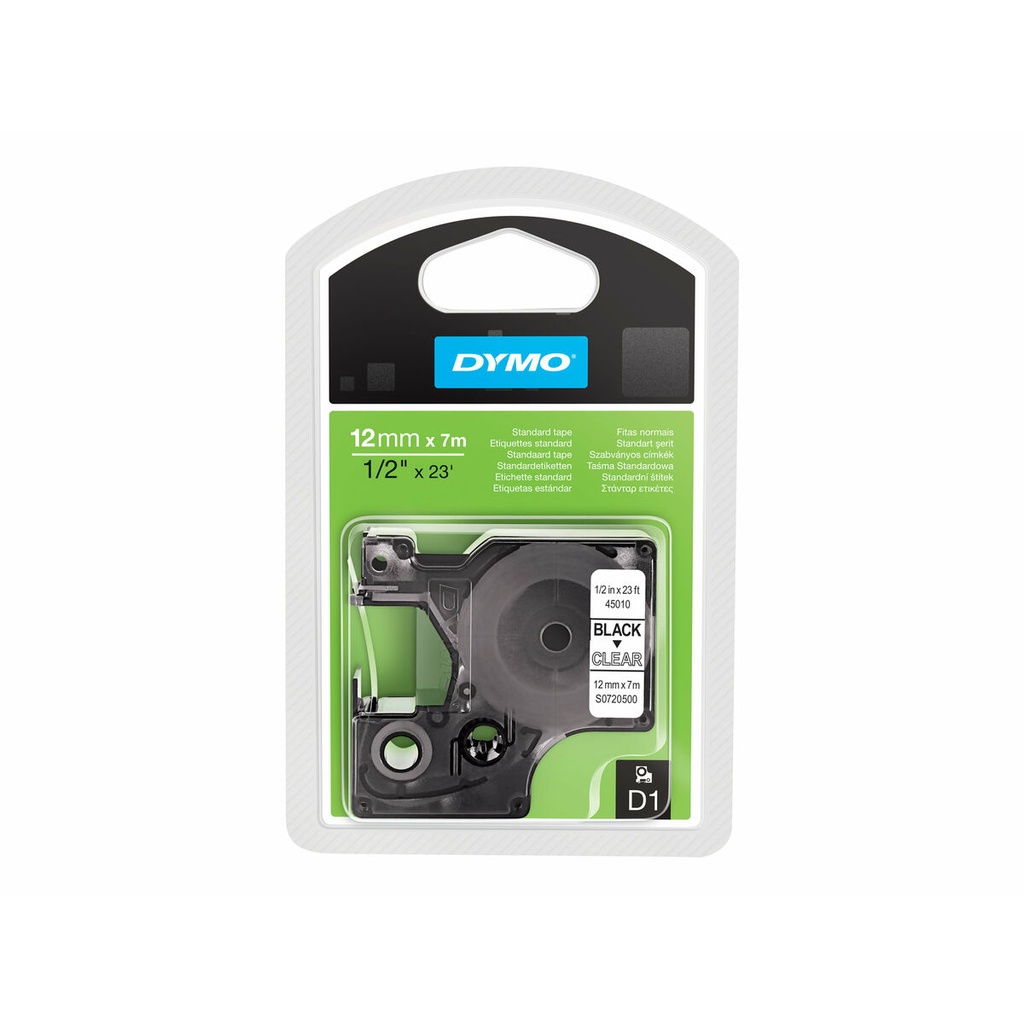 Cinta Matricial Original Dymo S0720500 Negro/Blanco
