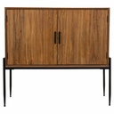 Sideboard Alexandra House Living Brown Iron Plate Fir wood 40 x 99 x 110 cm