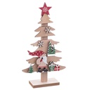 Christmas Tree Multicolour Wood 14,5 X 5 X 26 CM