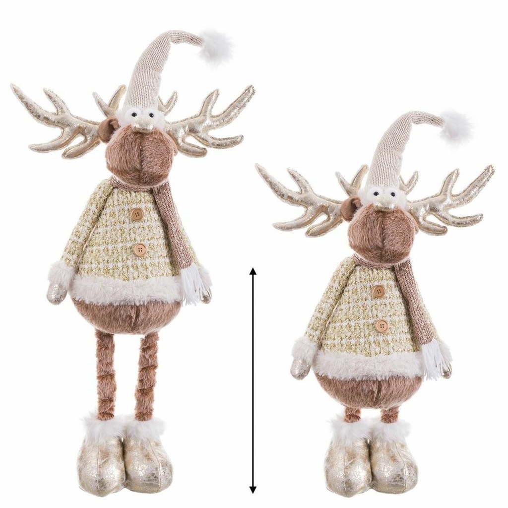 Decorative Figure Natural Deer 25 X 16 X 81 CM