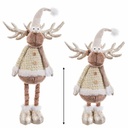 Decorative Figure Natural Deer 25 X 16 X 81 CM