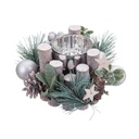 Christmas Candle Holder Multicolour 13 x 13 x 8 cm