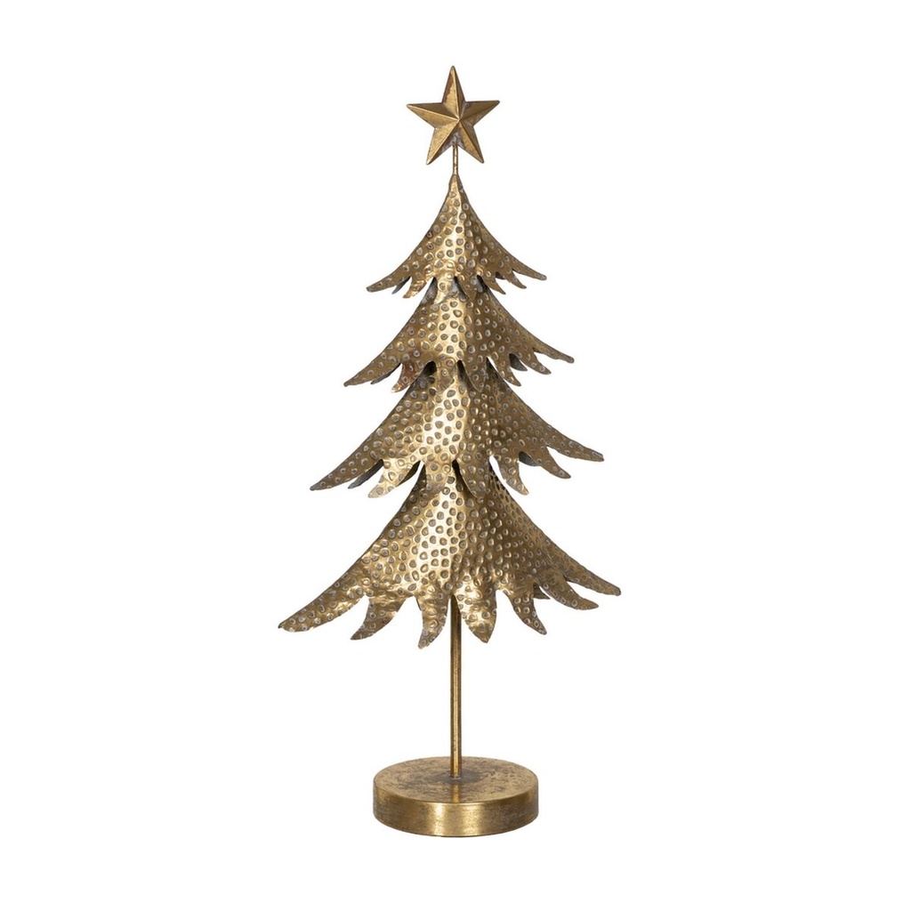 Árbol de Navidad Dorado Hierro Árbol 34 x 14 x 67,5 cm