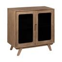 Occasional Furniture BURNIE Black Natural Crystal Mango wood 81 x 41 x 83 cm