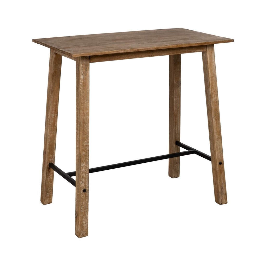 Table Black Natural 110 x 60 x 110 cm