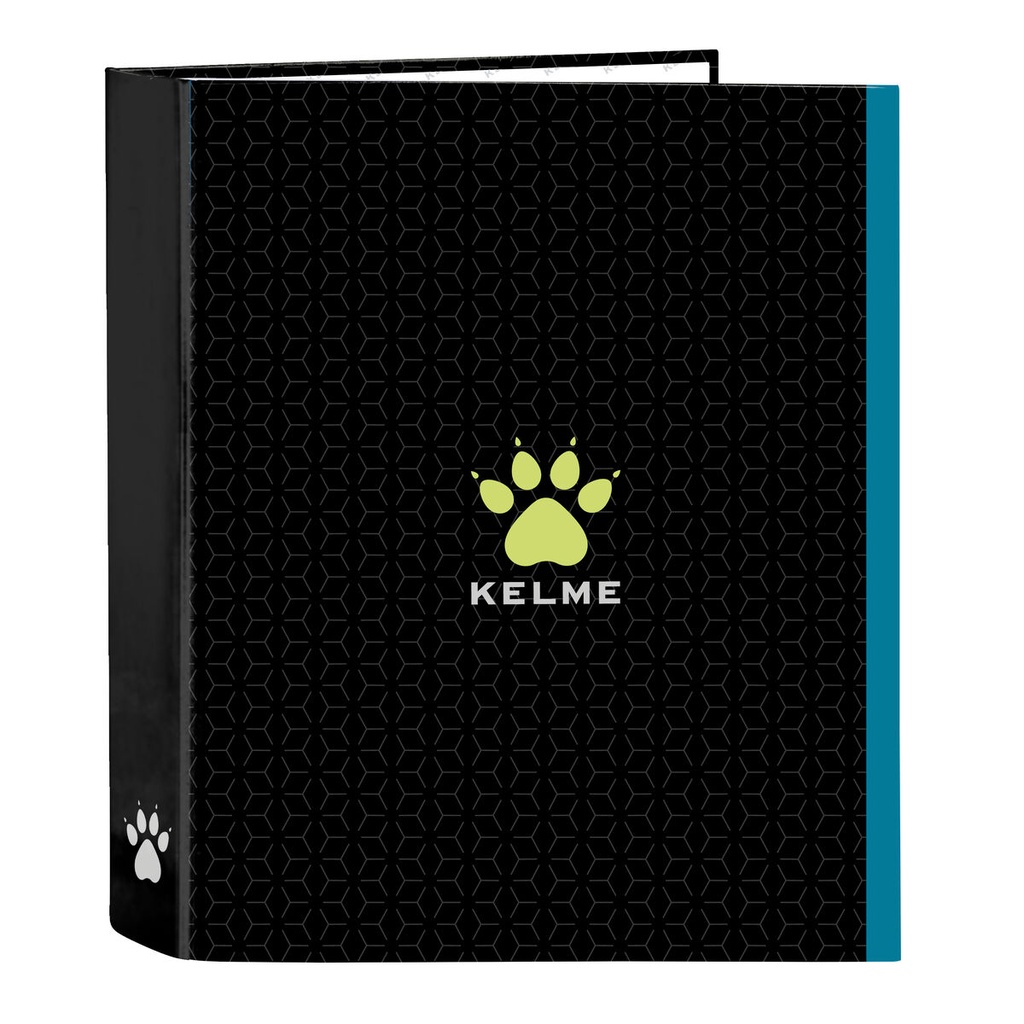 Ring binder Kelme Iron Black A4 27 x 33 x 6 cm