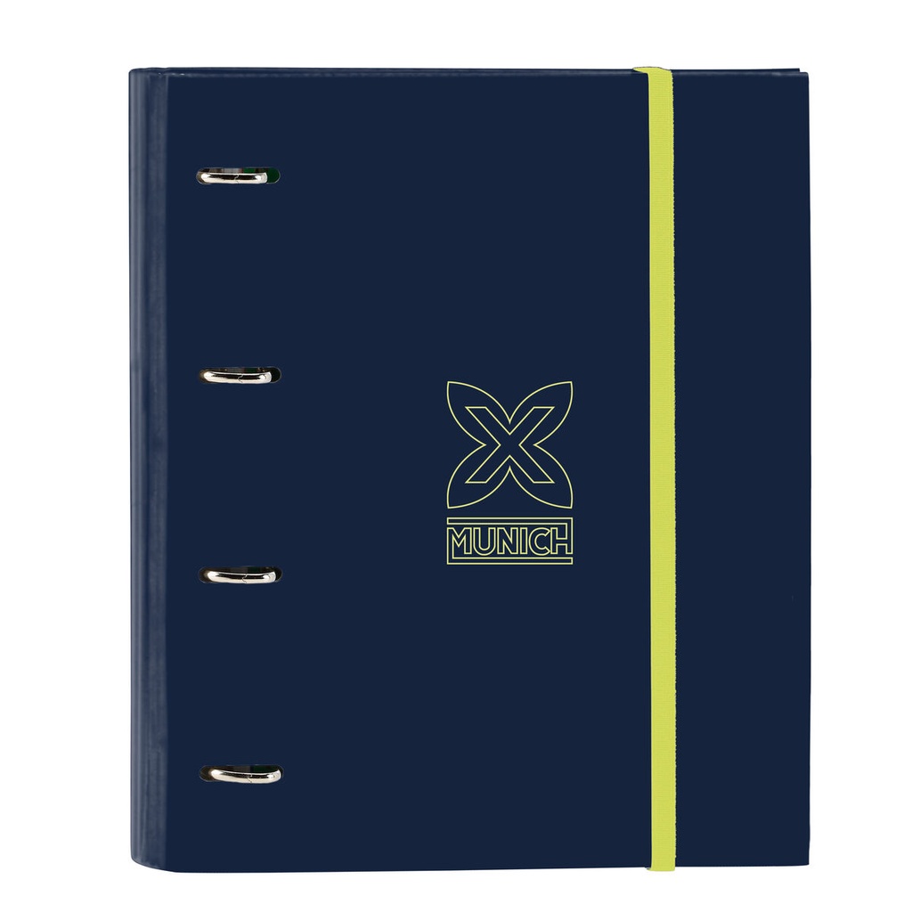 Ring binder Munich North Navy Blue 27 x 32 x 3.5 cm