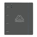Carpeta de anillas Kappa Dark Negro 27 X 32 X 4 cm