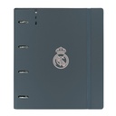 Ring binder Real Madrid C.F. Grey 27 X 32 X 4 cm